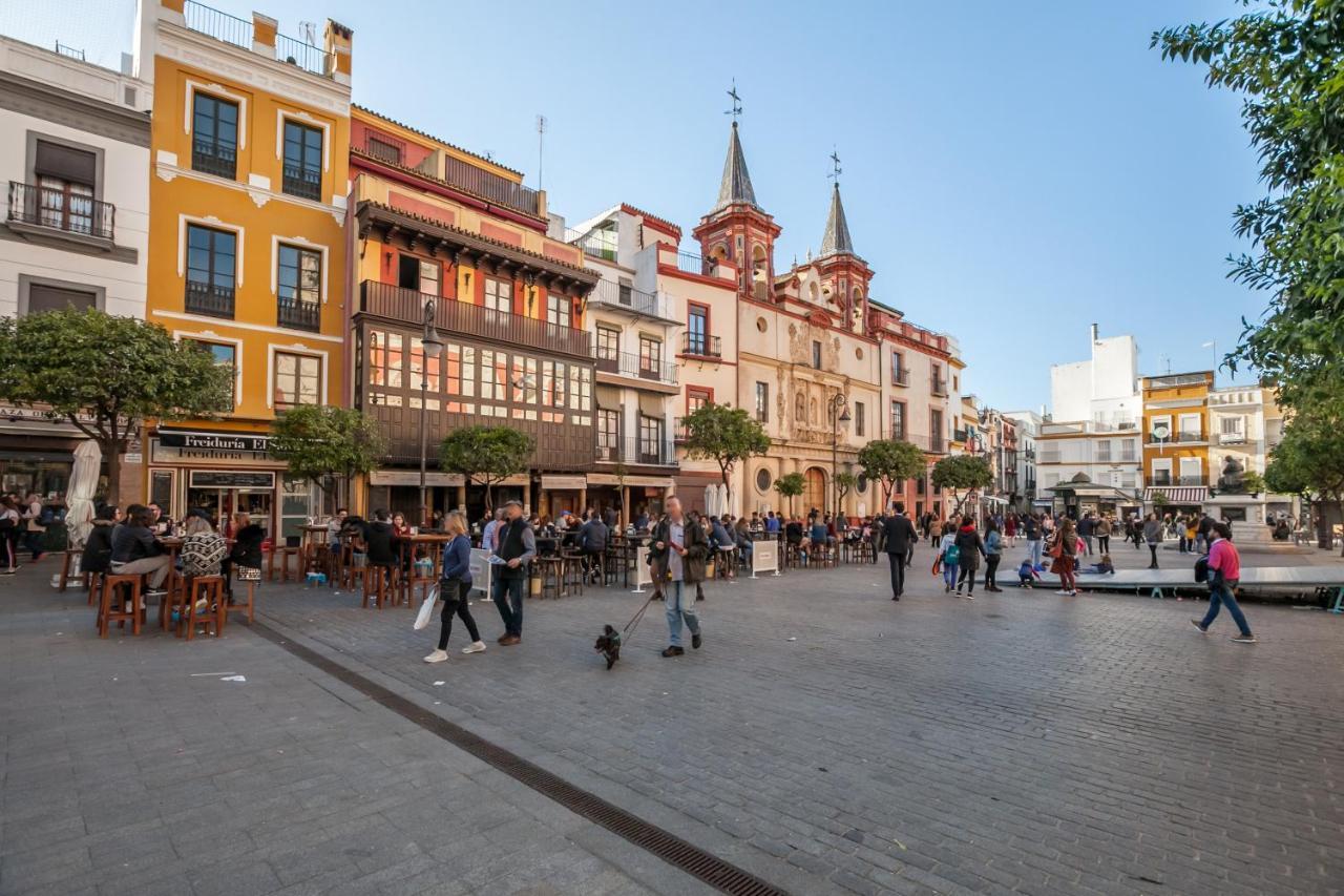 Acogedor Apartamento Junto A La Plaza Del Salvador 塞维利亚 外观 照片